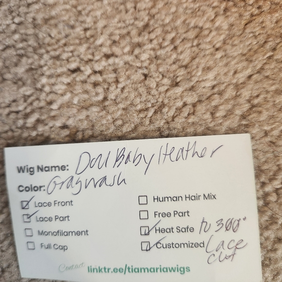 DOLL BABY HEATHER in color Grey wash - Picture 2 of 6